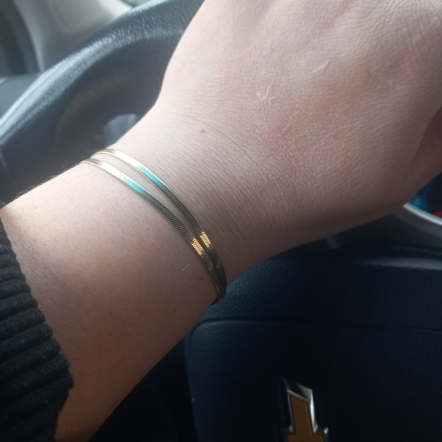 Customer photo review of Lily Double Bracelet