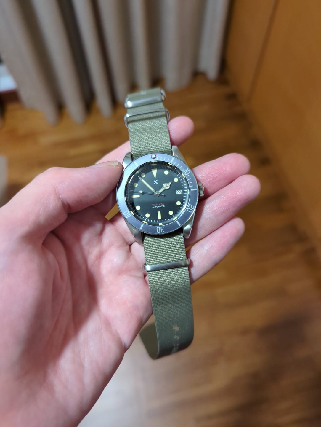 Customer photo review of Heat-Welded Plain Color Variant Mafia Strap 18, 20mm