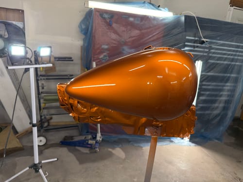 Customer photo review of HARLEY MOTORCYCLE AMBER WHISKY P. 645 | OEMatch Automotive Basecoat