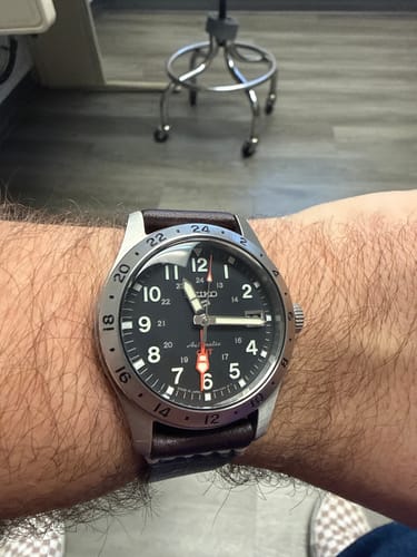 Customer photo review of Jedburgh 2.0 Leather Watch Strap