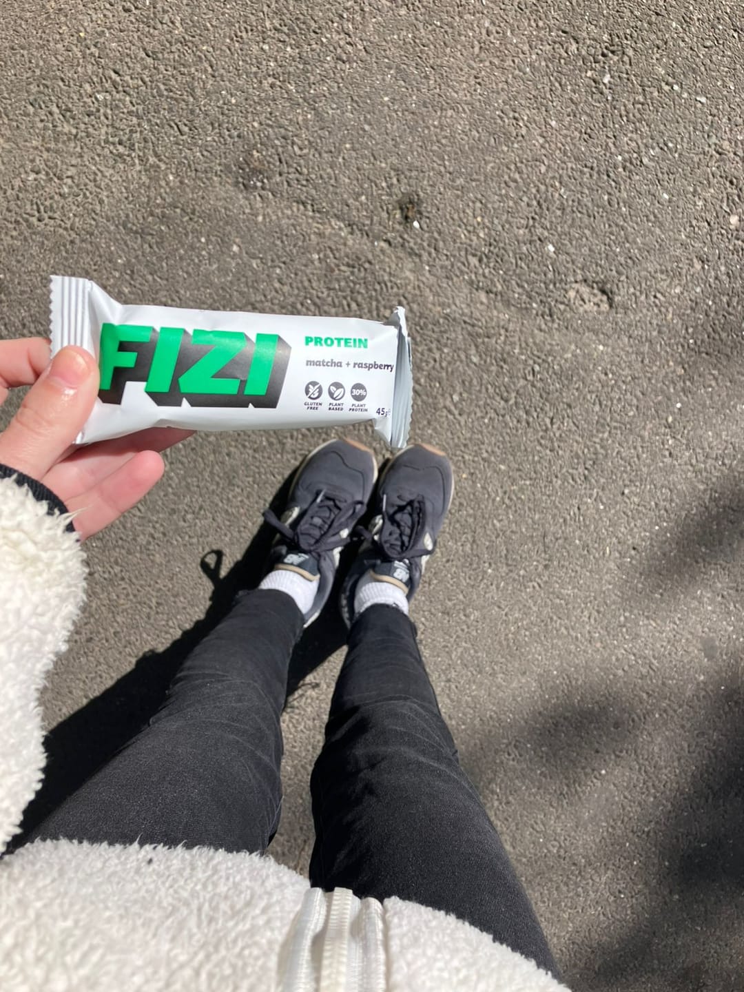 Customer photo review of Matcha + Raspberry