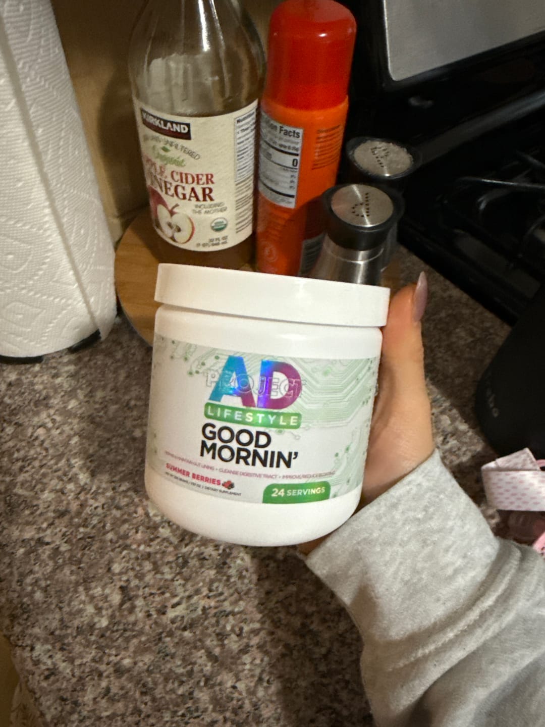 Customer photo review of Good Mornin | Detox and Gut Performance Drink