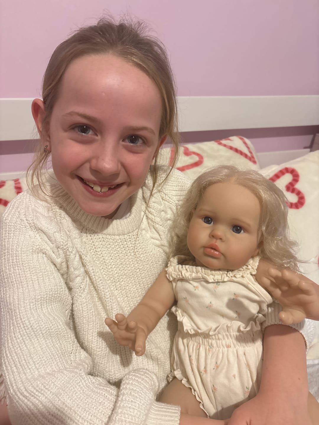 Customer photo review of Toddler Girl Reborn - Soft Body Weighted