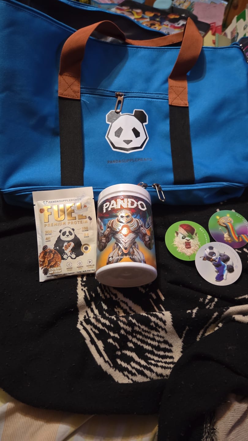 Customer photo review of Panda Gym Bags
