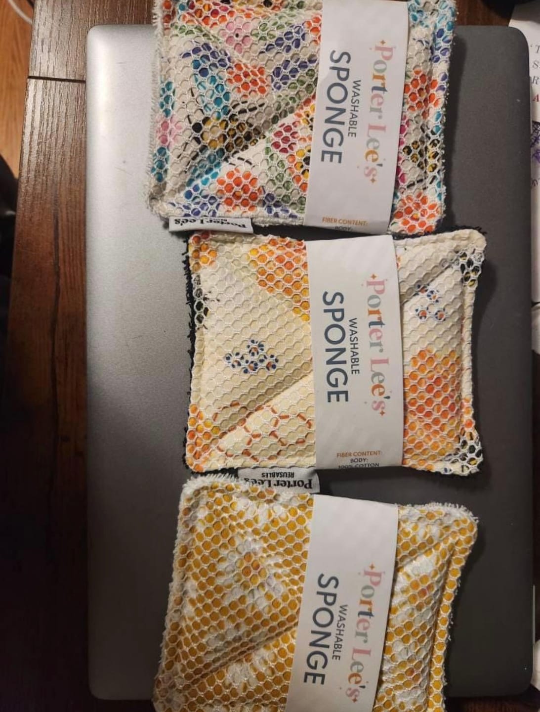 Customer photo review of Washable Reusable Sponge--Surprise Print