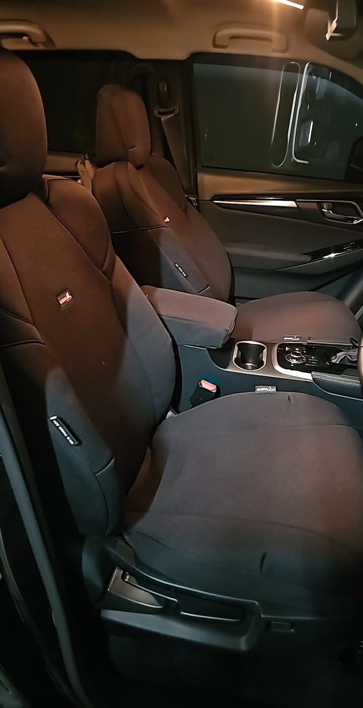 Customer photo review of Sharkskin PLUS Seat Covers for Isuzu MU-X 5 Seater (June/2021-On)