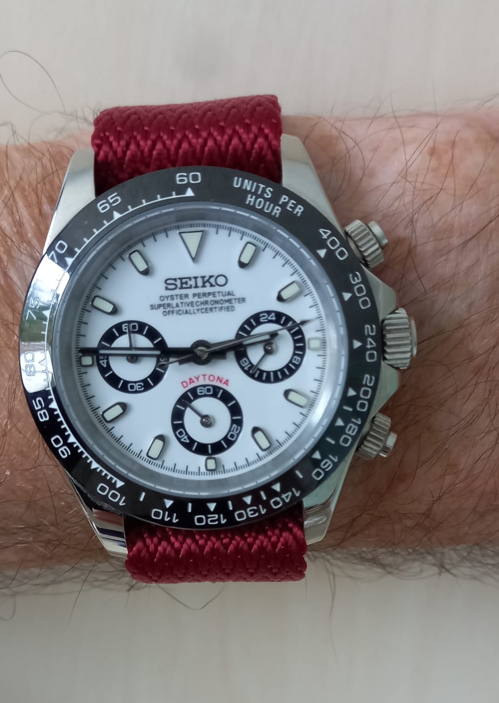 Customer photo review of Mako- Luxury Military Style Watch Strap