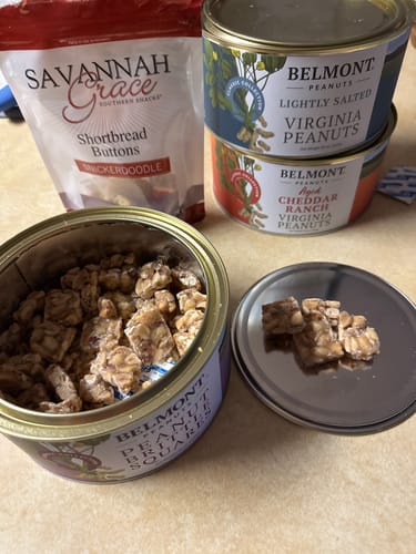 Customer photo review of Peanut Brittle Squares