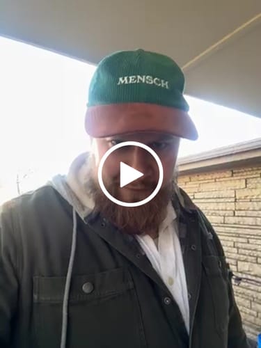 Customer video review of Mensch Hat
