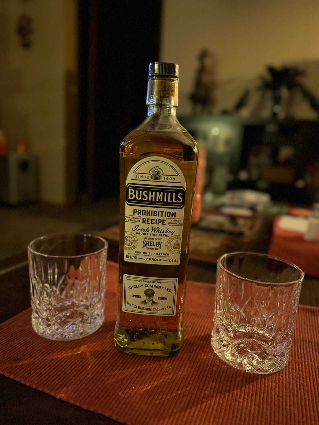 Customer photo review of Crystal Cut Old Fashioned Whiskey Glasses (10oz)