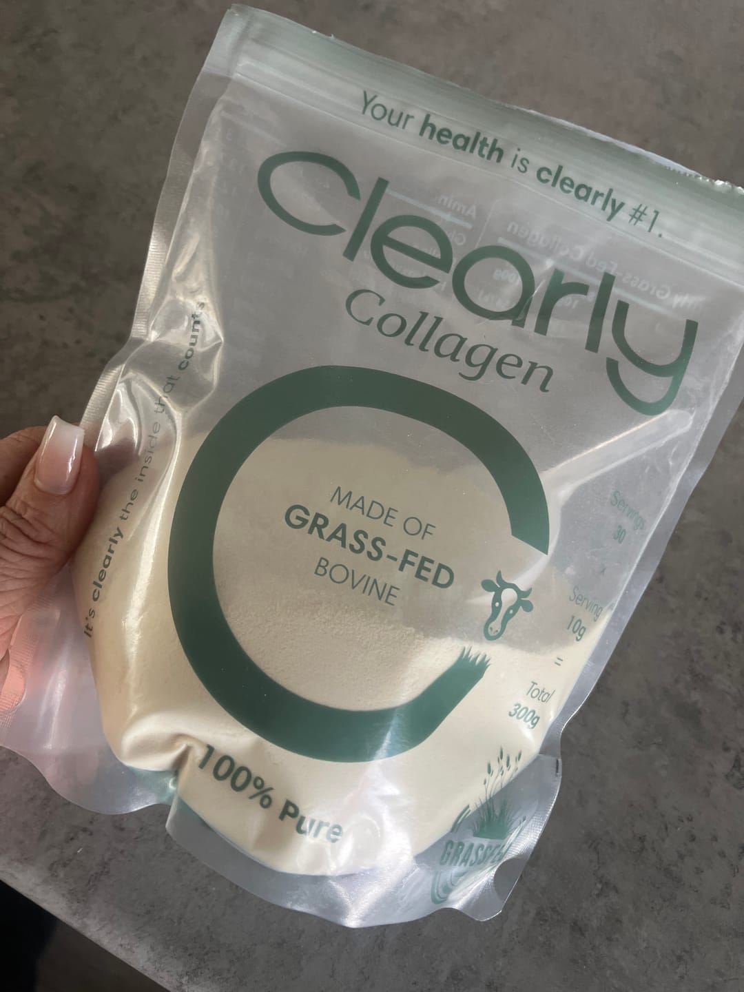 Customer photo review of Grass-fed Collagen