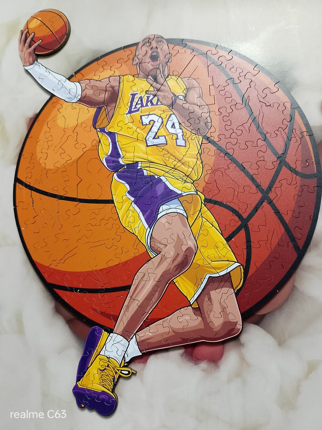 Customer photo review of Kobe Bryant - Puzzle di Legno