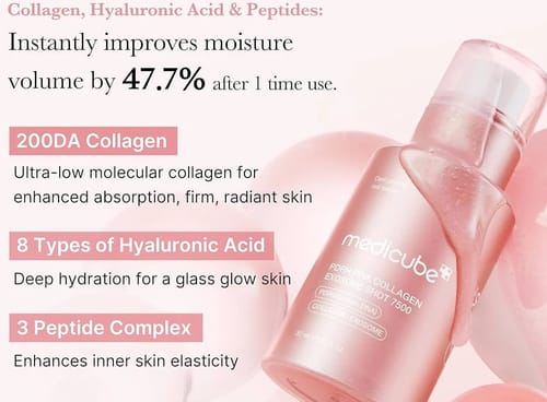 Customer photo review of PDRN Pink Collagen Exosome Shot 7500