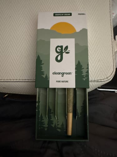 Customer photo review of Grapes N’ Cream Pre-Roll 1 Gram