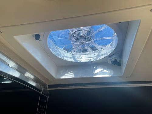 Customer photo review of Roof Vent Fan Insulated Cover