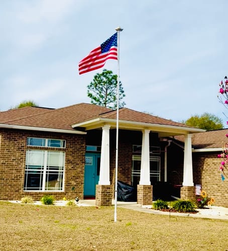 Customer photo review of 3' x 5' American Flag