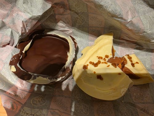 Customer photo review of Trick or Treat Chocolate Pumpkin 550g *SPARES*