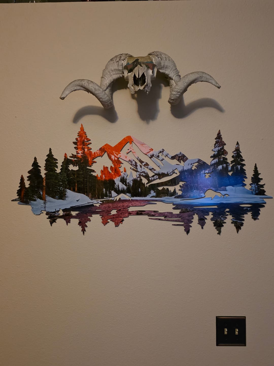 Customer photo review of Rocky Mountain Printed Wall Art