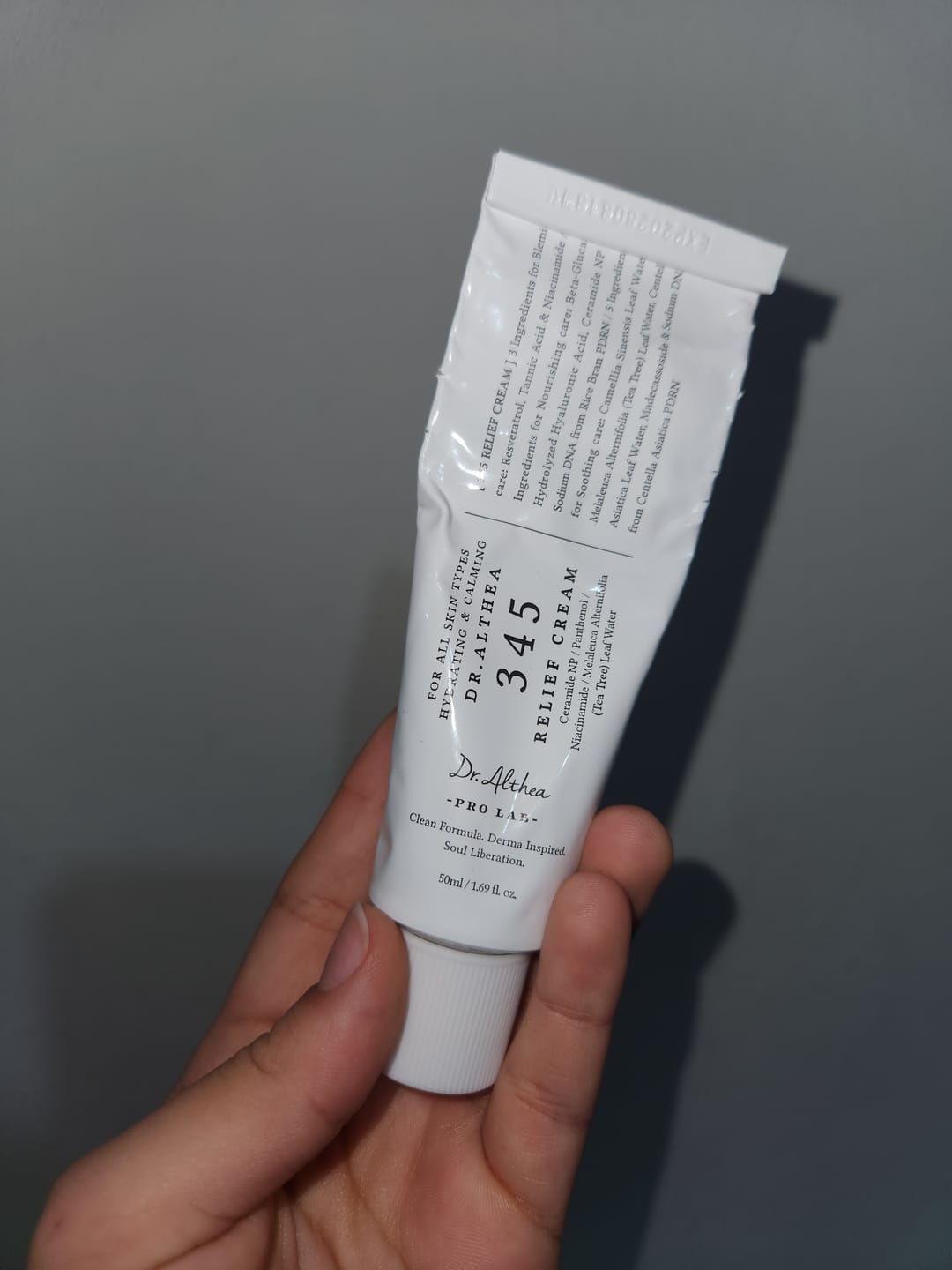 Customer photo review of 345 Relief Cream