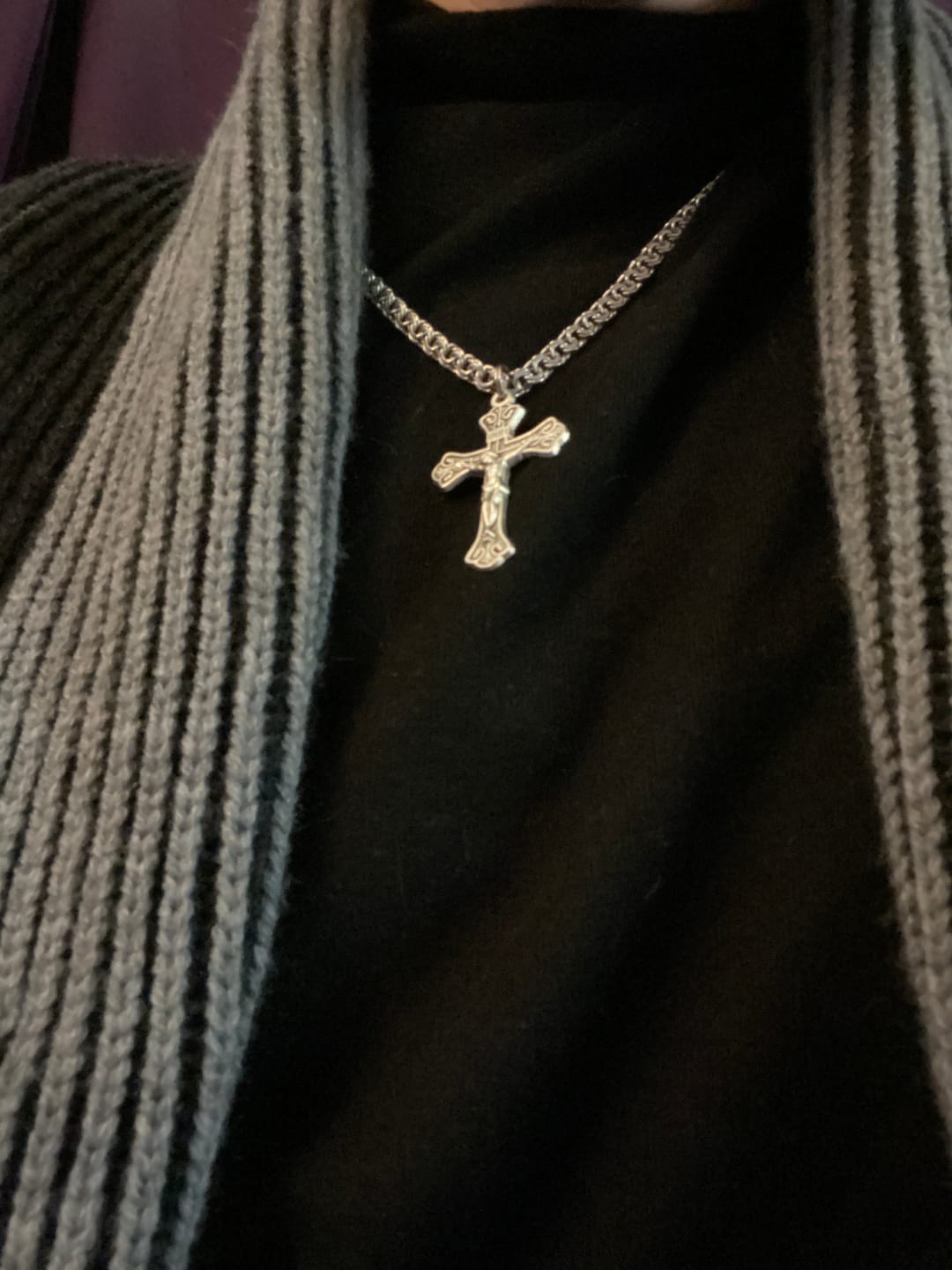 Customer photo review of Crucifixes touched to the True Cross-package of 3