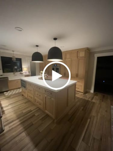 Customer video review of Industrial Oversized Iron Bell Dome Pendant Light Black Gold Powder