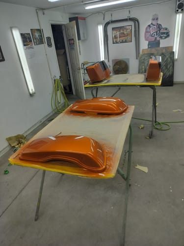 Customer photo review of Harley-Davidson Vivid Black 2C HD131 | OEMatch Basecoat