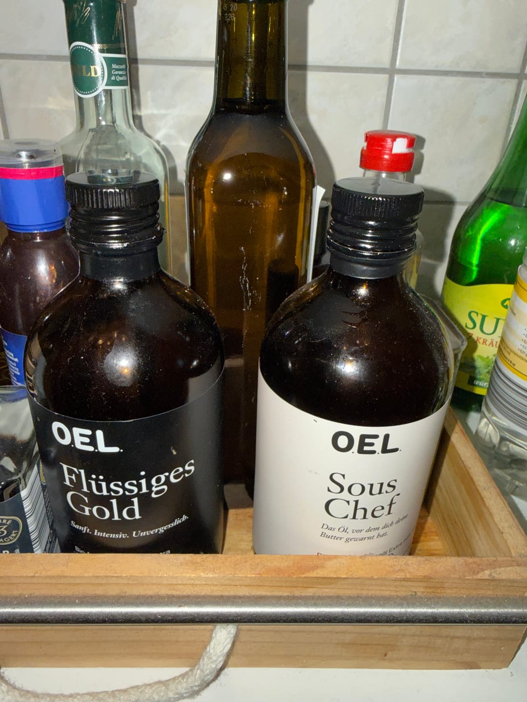 Customer photo review of Sous Chef 0,5 l Glasflasche - Bio Natives Olivenöl Extra