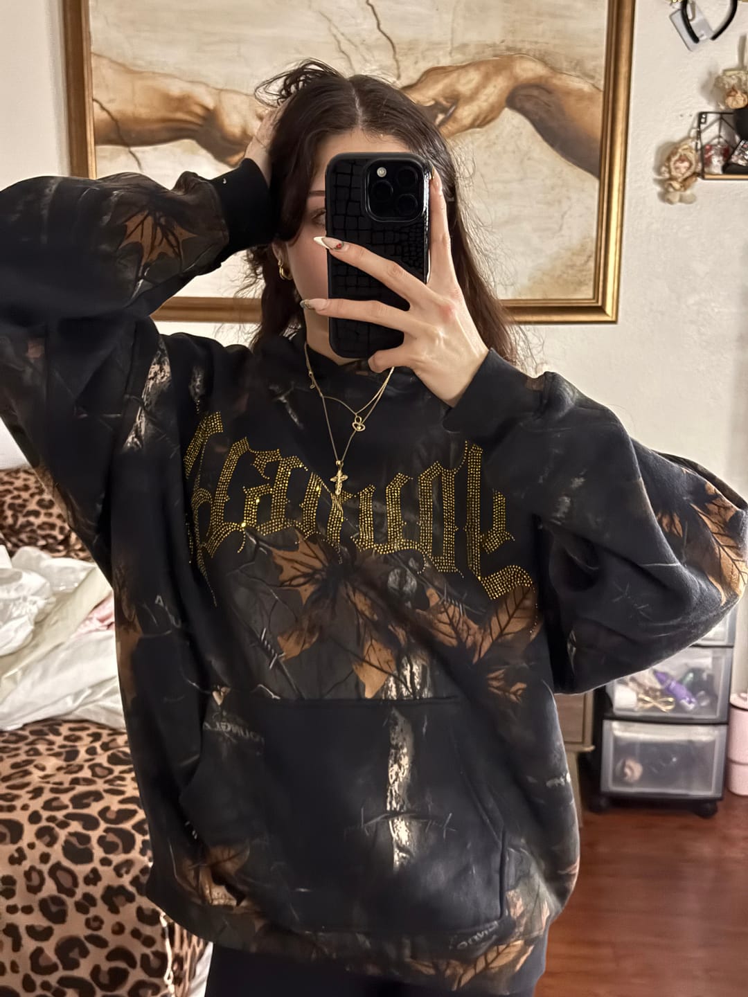 Customer photo review of W5168 - Camo Bling Hoodie