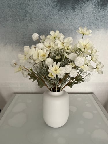 Customer photo review of Nola Vase - Mat Blanc