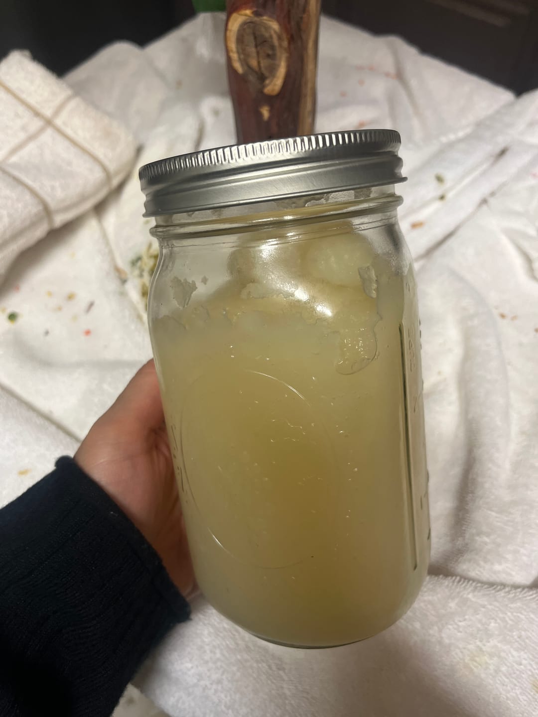 Customer photo review of EXCLUSIVE GOLD SEA MOSS GEL