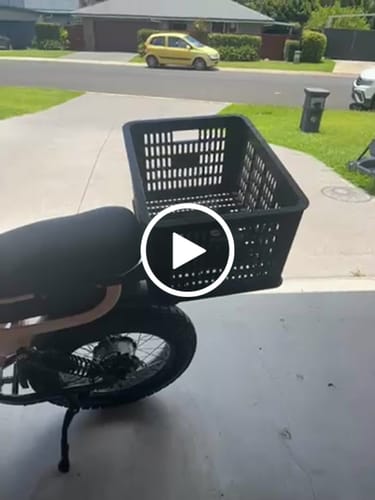 Customer video review of Crate Basket