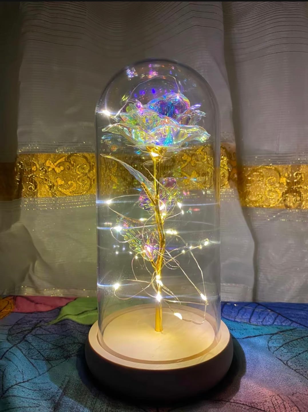 Customer photo review of EverGlow Rose - Lamp