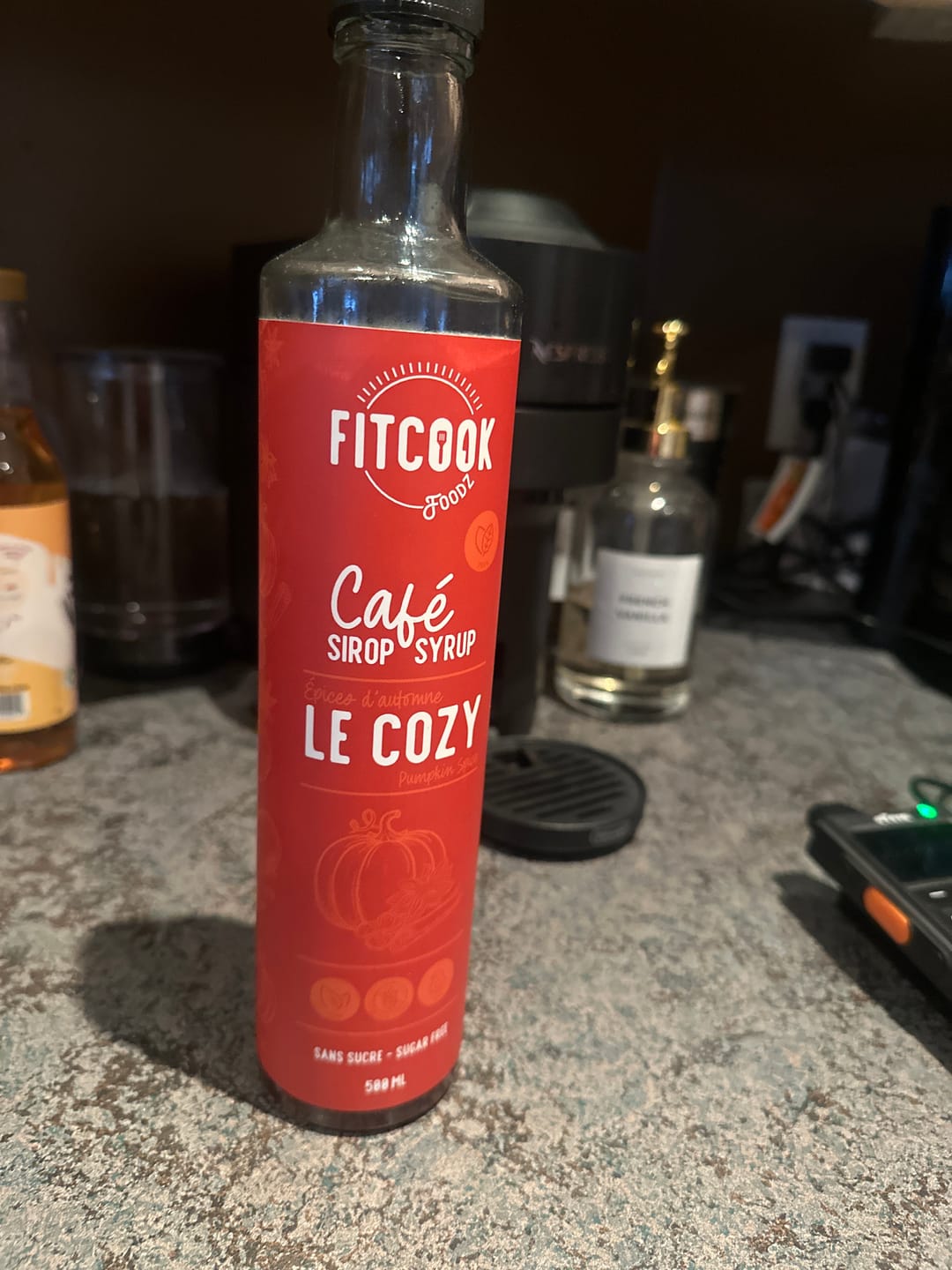 Customer photo review of Fitcook Foodz - Sirop pour Café - 500ml