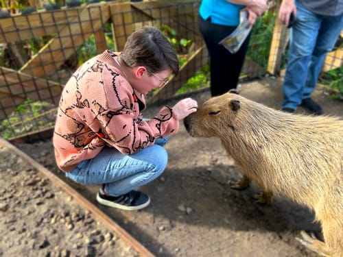 Customer photo review of Capybara With Me Cardigan
