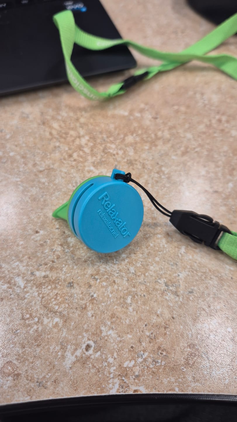 Customer photo review of The Relaxator Breath Trainer