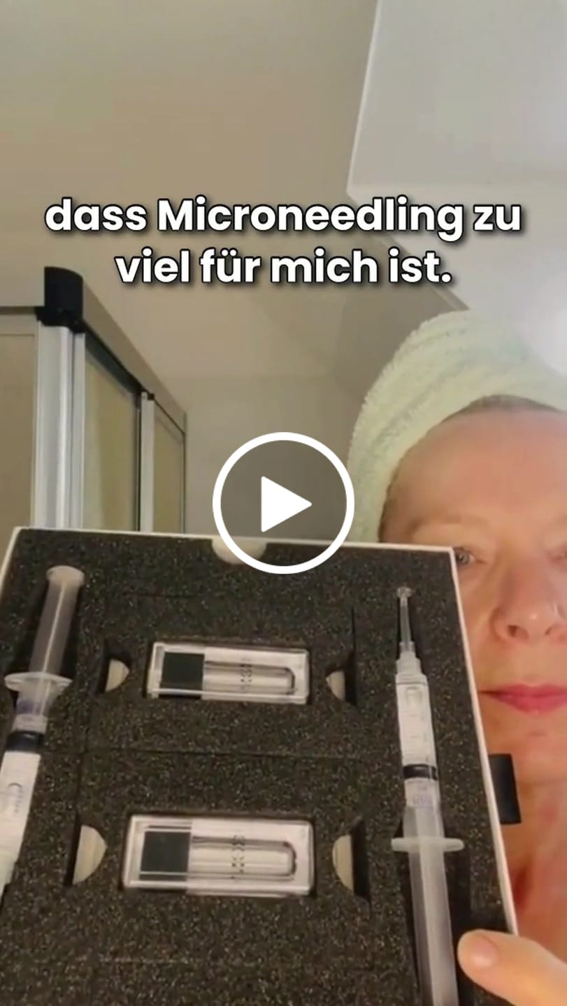 Customer video review of Microneedling - Lifting Power Set – Professionelles Micro-Infusion Treatment für Zuhause