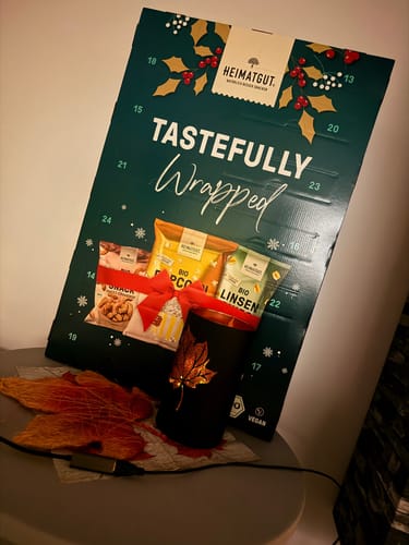 Customer photo review of Vorverkauf - Heimatgut Bio Snack Adventskalender