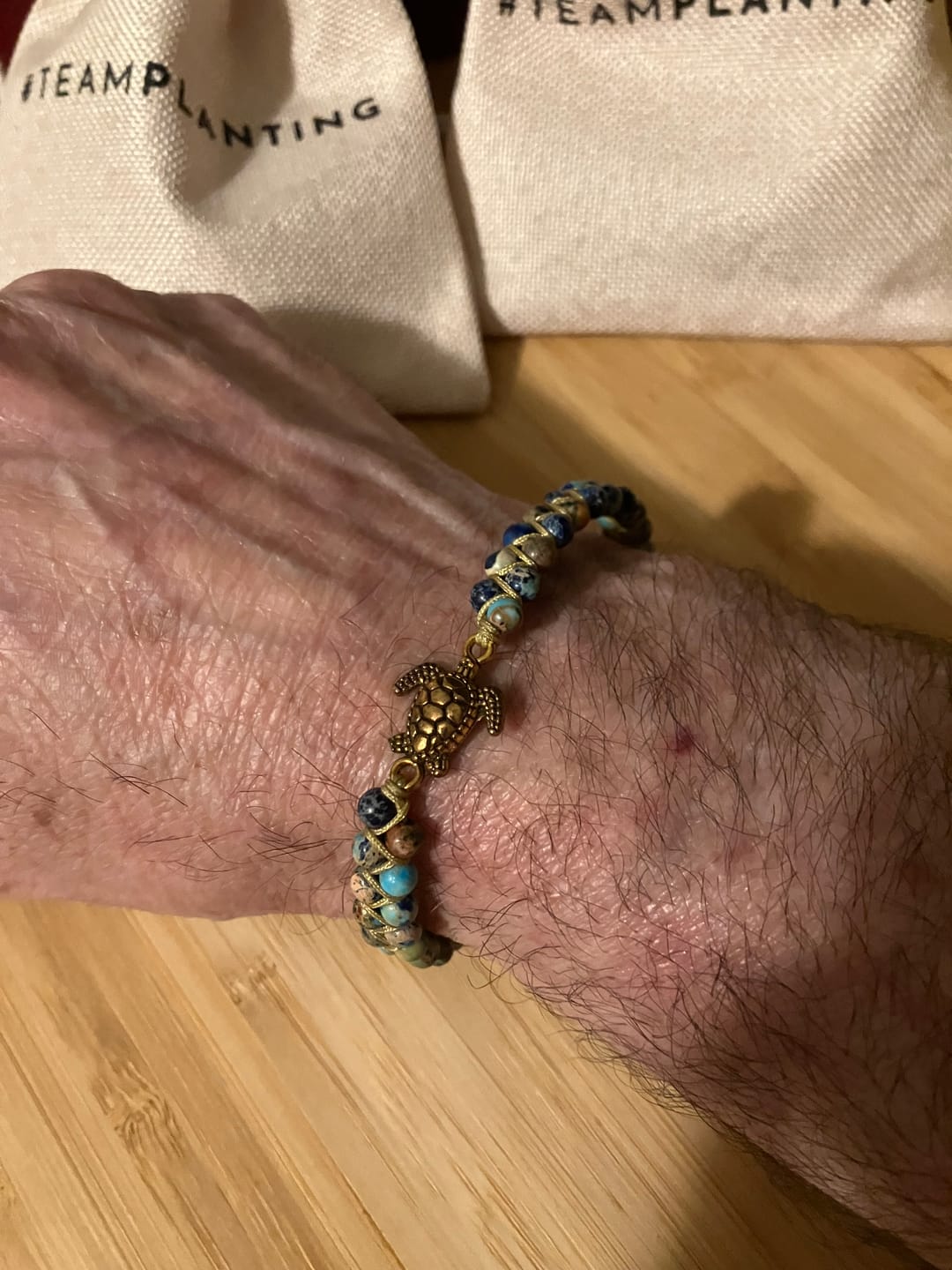 Customer photo review of Legendary Sea Turtle Bracelet
