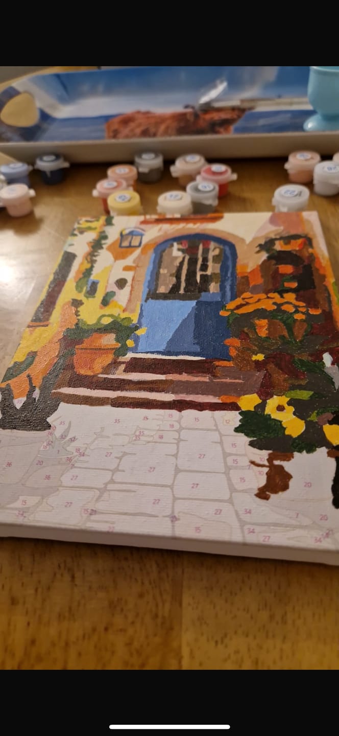 Customer photo review of 6 Mini Paintings - Flowers & Drinks Set