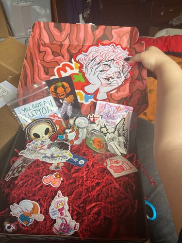 Customer photo review of Creepy Mystery Gift Box