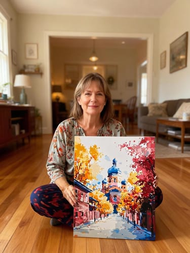 Customer photo review of Colorful street view