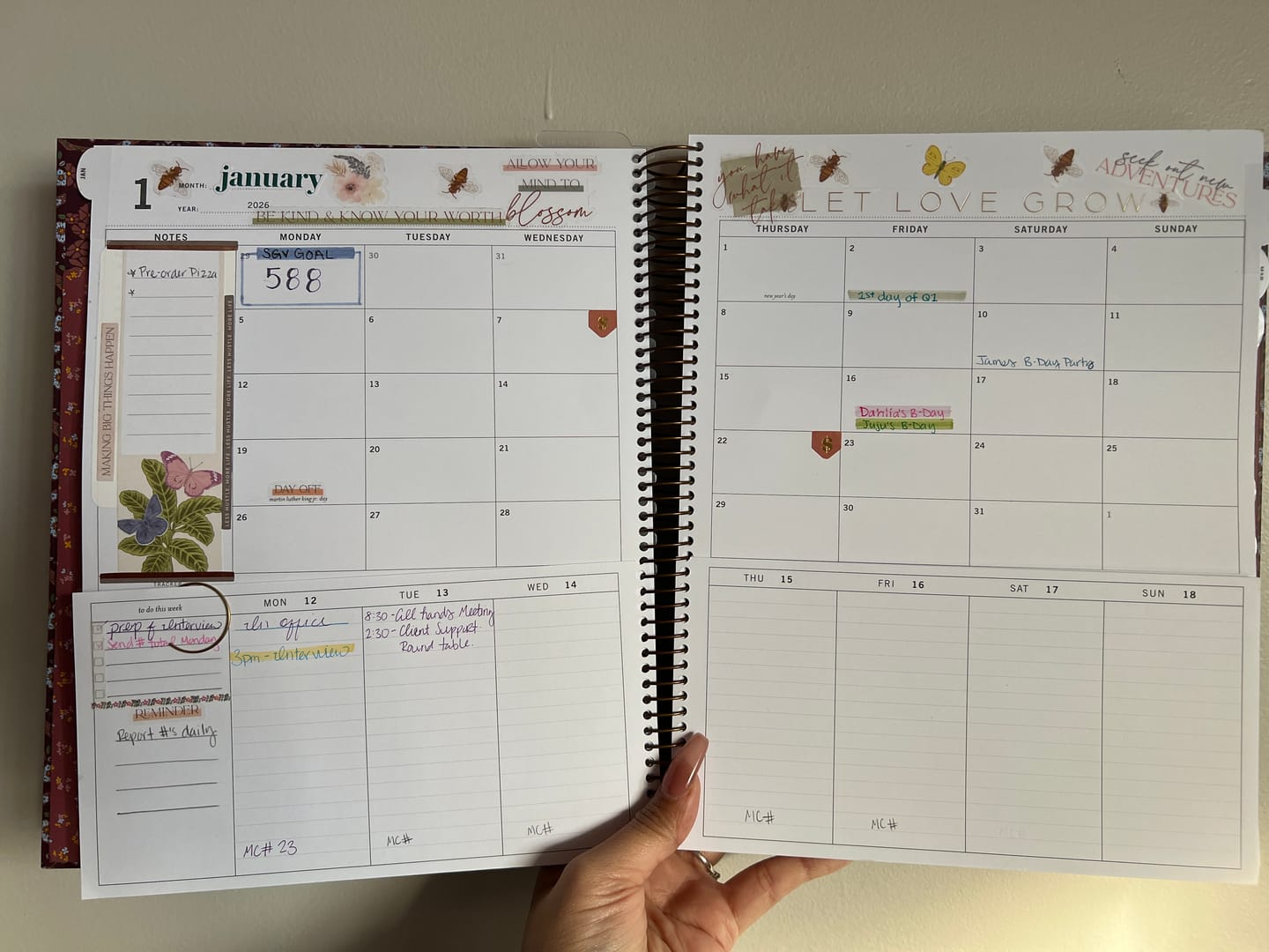 Customer photo review of 2026 | The Scout Planner | Bennet Sisters (portrait)