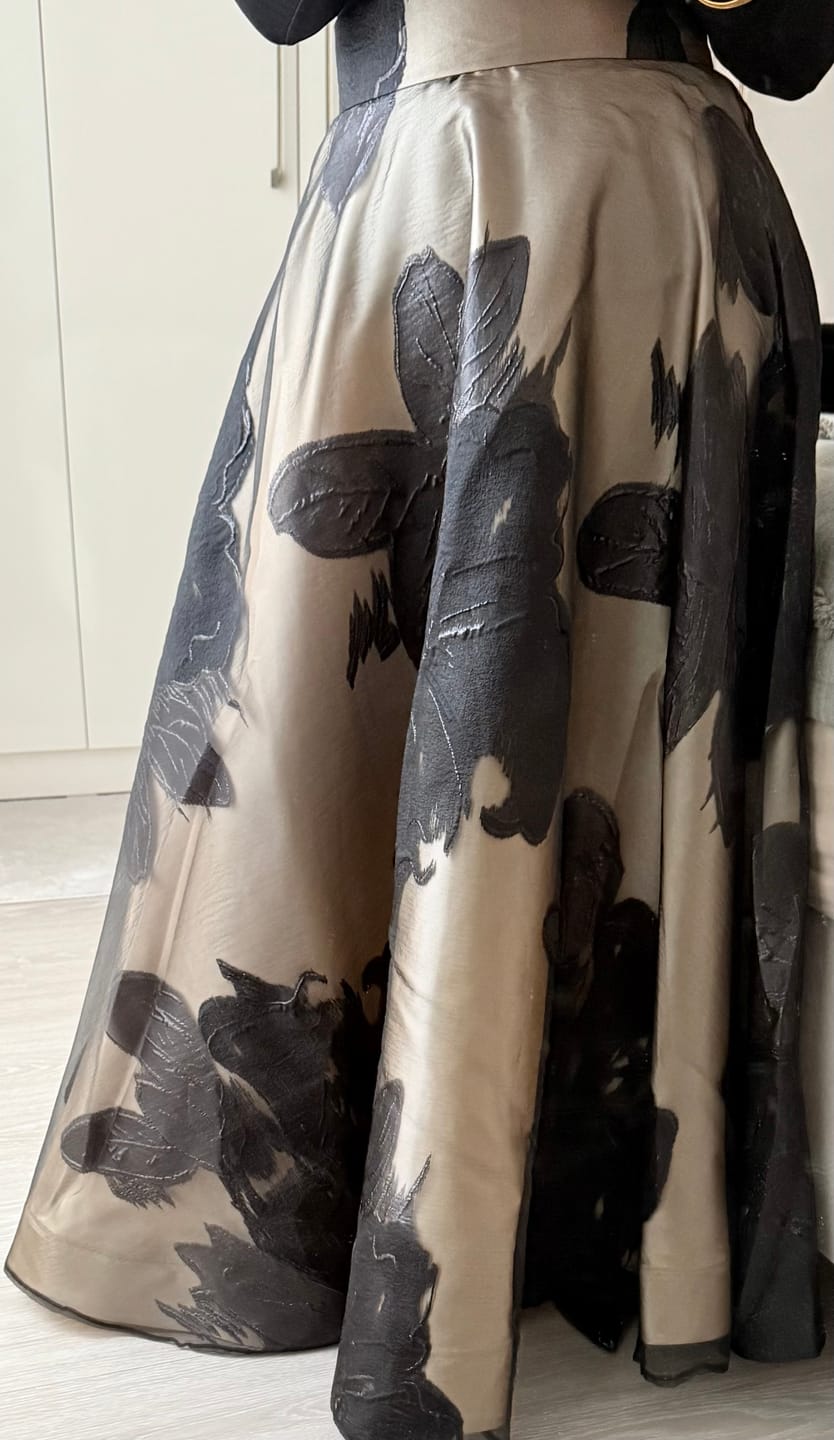 Customer photo review of FLORAL DESEN JAKARLI KLOŞ ETEK BEJ