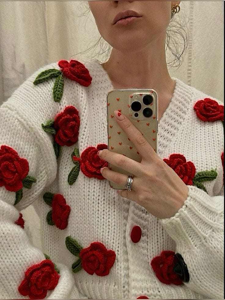 Customer photo review of Silver Zircon Layered Ring