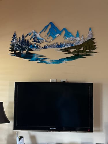 Customer photo review of Banff National Park Printed Wall Art