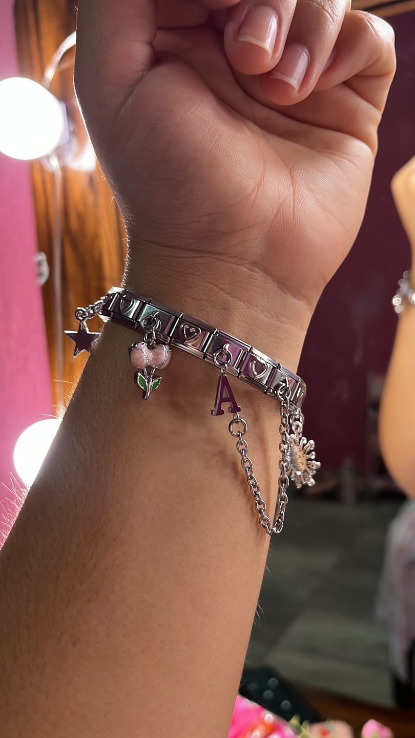 Customer photo review of Charm Colgante Estrella Plata