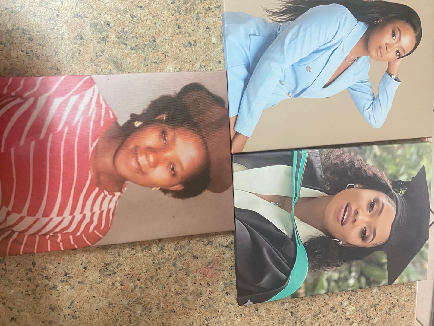 Customer photo review of 3 x A4 Canvas Combo