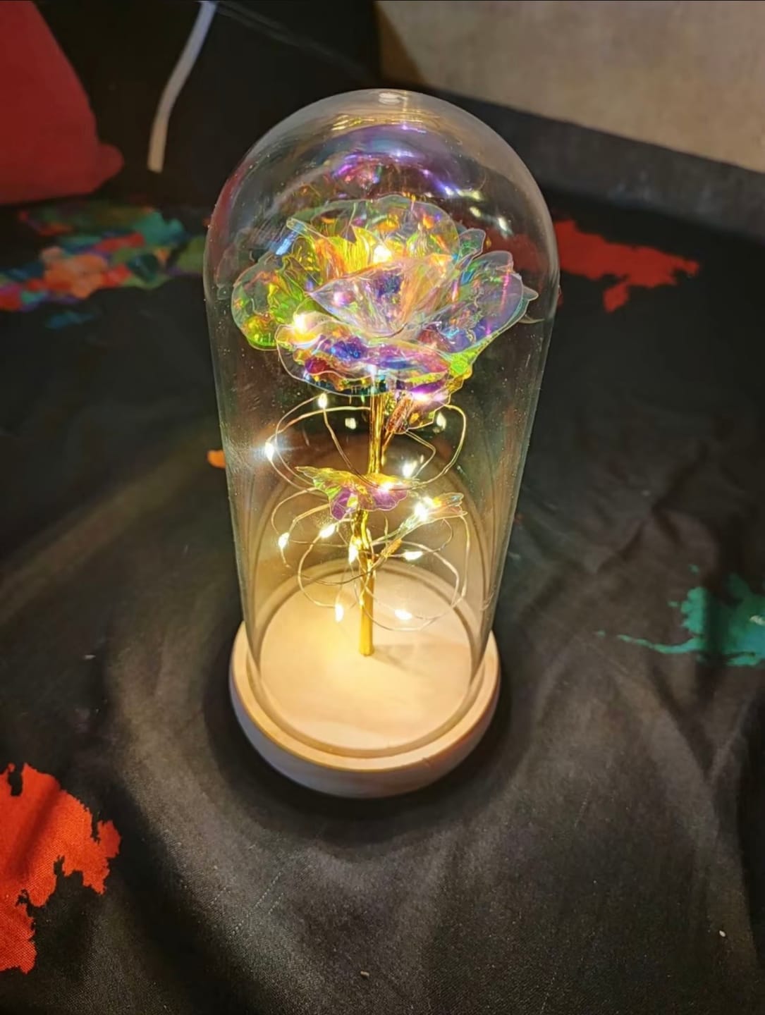 Customer photo review of EverGlow Rose - Lamp