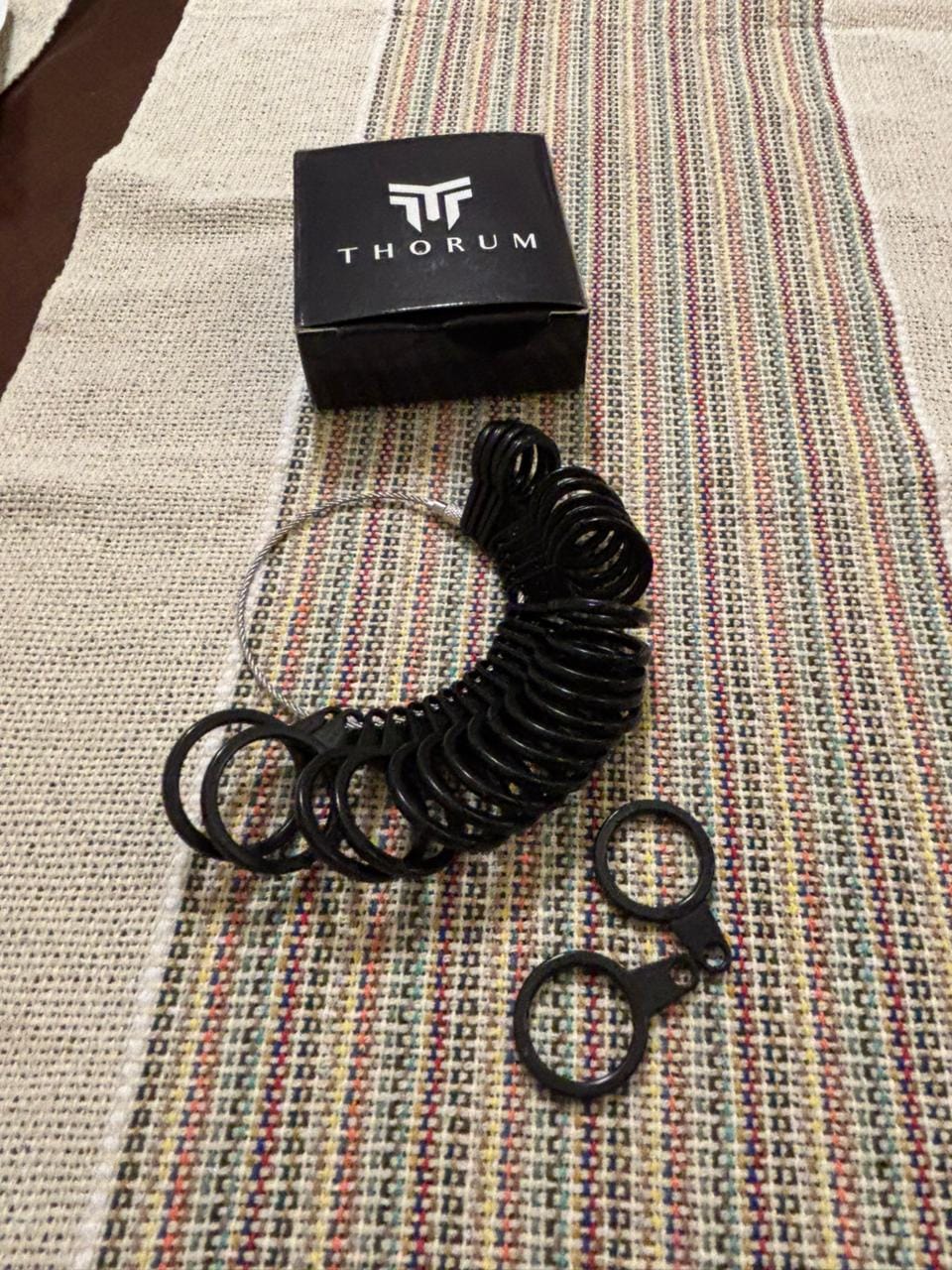 Customer photo review of Thorum Ring Sizer
