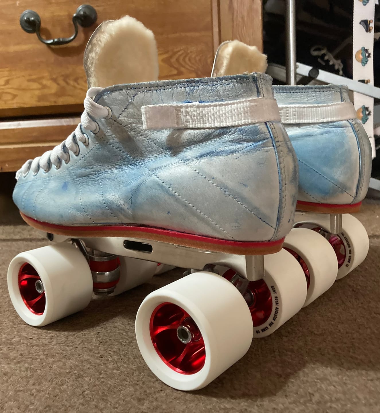 Customer photo review of Royal Assassin Indoor Roller Skate Wheels